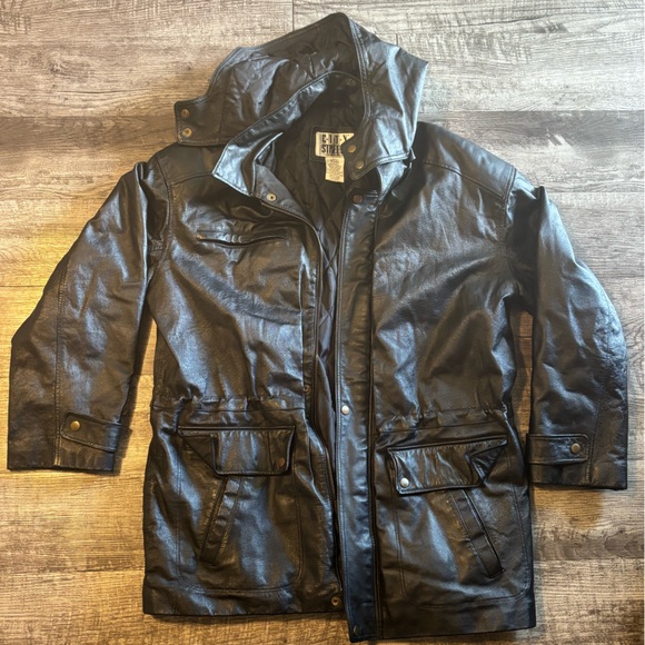 City Streets Other - City Streets Black Hooded Raincoat